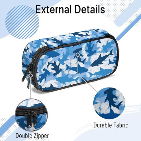 Soccer Pencil Case, Cool Pencil Box for Boys Girls Kids, Large Capacity Pencil Pen Bag with Zipper, Multifunction Pencil Pouch for School Student Teen in Saudi Arabia