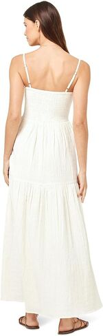 L*Space Mallorca Dress for Women, Full Length Maxi with Adjustable Straps, Tiered Skirt, Chic Dress for Vacation, 100% Cotton in Saudi Arabia