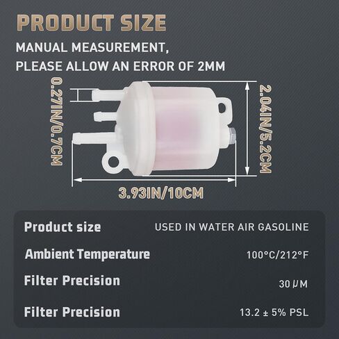Cyleto 50539200 فلتر الوقود لـ Hatz 1B20 1B30 1B40 1B50 بولاريس ديزل 445 4x4 روبن سوبارو DY23-2 DY27-2 محرك الديزل 3086088 2436210110 سوبارو روبن 243-62101-20 WIS-CON EY2436210120 in Kuwait