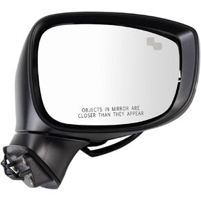 TRQ Right Mirror Compatible with 2019-2023 Mazda CX-5