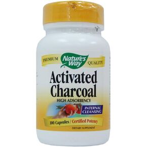 Activated Charcoal, 100 Capsules (280 mg)