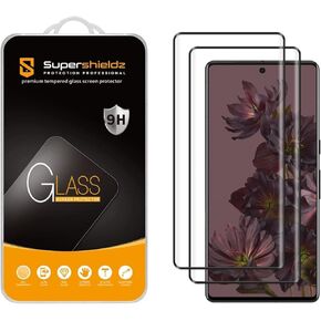 Supershieldz (2 Pack) Designed for Google (Pixel 7 Pro) Tempered Glass Screen Protector, Anti Scratch, Bubble Free