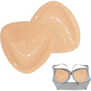 Double-Sided Sticky Push-Up Bra Inserts Reusable Adhesive Insert Enhancers Pads for Bikini Swimsuit Dress