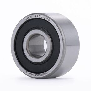 XIKE 1 Pcs 2203-2RS Sealed Self-Aligning Ball Bearings 17x40x16mm, Lubricated and Chrome Steel Fits DIY/Fans/Industrial/Agriculture/Pulp/Paper/Beverage/Textile/Material Handling Machinery.