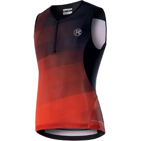Triathlon Top Mens Tri Top with Pockets Essential Mens Tri Top Sleeveless Cycling Jersey Tri Singlet