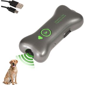 Anti Barking Device,Dog Barking Control Devices,24KHZ Rechargeable Ultrasonic Dog Bark Deterrent up to 16.4 Ft Effective Control Range Safe for Human & Dogs Portable Indoor & Outdoor (Bone model) in Kuwait