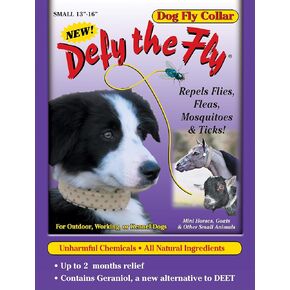 Defy The Fly Dog Collar - 13" to 16" Size Small