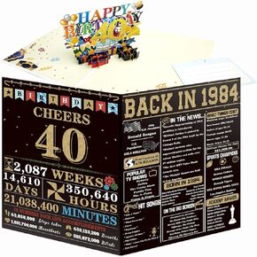 16th Happy 3D Pop Up Birthday Cards for Daughter,16 Year Old Birthday Gift Decorations for Girl,A Good Birthday Idea for Kids Sister Niece with Envelope and Blank Inside