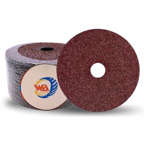 25PACK - 5" X 7/8" Grit 16/24/36/50 Resin Fiber Sanding and Grinding Discs (GRIT 36)