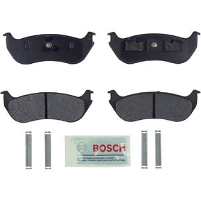 BOSCH BE881H Blue Ceramic Disc Brake Pad Set With Hardware - Compatible With Select Ford Explorer, Explorer Sport Trac; Mercury Mountaineer; REAR