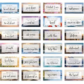 Be Not Afraid Bible Verse Cards with Full Scripture - Pack of 48