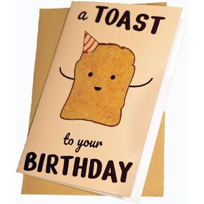 Hilarious Birthday Card for Her, Rude Birthday Card for Women, Wife - Happy Bday Cartoon, Woman Notecard with Envelope