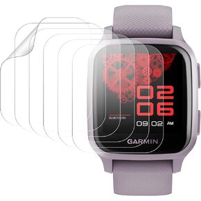 Screen Protectors for Garmin Venu SQ/SQ Music, (6 Pack) Soft TPU Protective Film, Full Coverage, HD Clear, Scratch Resistant, Zero-Bubble,Protector Screen in Kuwait