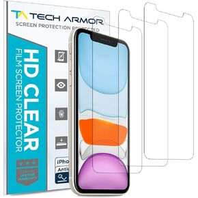 Tech Armor Matte Anti-Glare/Anti-Fingerprint Film Screen Protector Designed for Apple iPhone 11 and iPhone Xr 6.1 Inch 3 Pack 2019