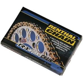 Renthal C127 R1 Works Off Road Non O-Ring Chain, 520 x 118 Links with Connecting Link