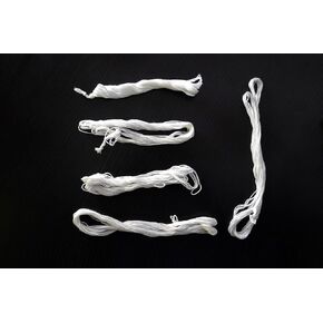 جانيو داجا الأصلي، خيط مقدس، خيط براهمين لبوجا مصنوع من القطن الخالص يعزز النقاء، حزمة داجا الهندوسية الهندية 5، حزمة جانيو البيضاء 5. in Kuwait