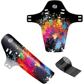 Chooee Bike Fenders,MTB Mud guard，Front and Rear Bike Mudguard Fits 26", 27.5", 29" Plus Size and Fat Bikes.
