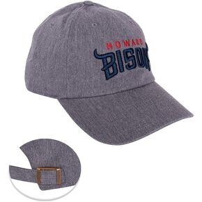 Desert Cactus Howard University Baseball Hat Bison HU Brimmed Embroirderd Cap Adjustable Cloth Strap Adult (Style G) Gray