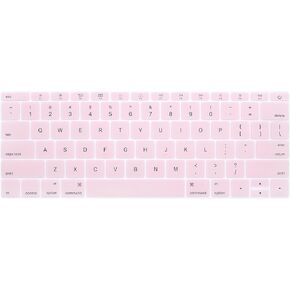 Keyboard Cover Protective Skin Protector for MacBook Pro 13 inch 2017 & 2016 Release A1708 without Touch Bar and 12 inch A1534,USA Version,Silicone,Watercolor
