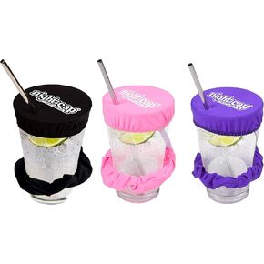 Nightcap The Original Drink Cover Scrunchie – As Seen On Shark Tank And TikTok - Reusable - Wear On Wrist Or In Hair, Prevent Drink Spiking - Sanitary Pocket Keeps Cover Clean