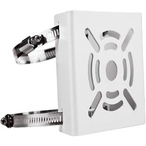 Universal Vertical Pole Mount Adapter with 2 Loops, Wall Mounting Loop Bracket for CCTV Security Camera PTZ Dome, CCTV Security Camera Mount Bracket