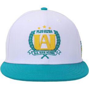 Bioworld My Hero Academia U.A. High School Logo Adult White Snapback Hat