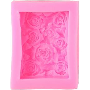 Rose Silicone Soap Molds,3D Flowers Craft Art Silicone Soap Molds for Craft,Soap Making,DIY Handmade