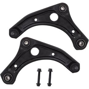 KEYOOG 2Pc Set K621576 K621577 Front Lower Control Arm and Ball Joint Assembly Compatible With Ni-ssan 2012-2019 Versa (w/1.6L 4-Door Sedan),15-19 Micra (OE# 545001HK0B 545011HK0B)