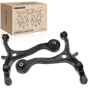 A-Premium 2 x Front Lower Control Arm, with Bushing, Compatible with Honda Accord 2008-2012, Acura TSX 2009-2014