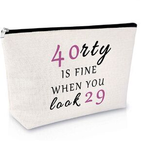 Sweet 13th Gifts for Girls Makeup Bag 13th Birthday Gifts for Sister Happy Birthday Gift for Daughter Cosmetic Bag Best Friend Gift Thirteen Year Old Gift for Granddaughter Travel Cosmetic Pouch