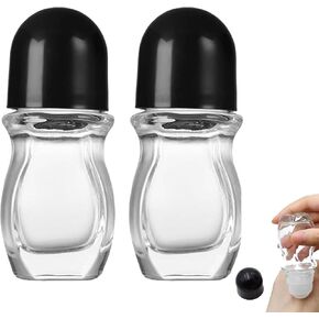 Glass Empty Roller Bottles with Plastic Roller Ball in Kuwait