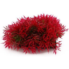 Yosoo Plastic Artificial, Red Aquarium Plants Red Silk Aquarium Plant Plant Aquarium Water Grass Fish Tank Ornament Underwater Decoration Ornament