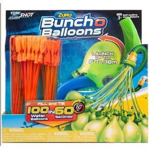 قاذفة واحدة من Bunch O Balloons + 3 بالونات مائية من ZURU، بالونات ذاتية الغلق سريعة التعبئة، للاستخدام في الهواء الطلق والعائلة والأصدقاء ومتعة الصيف للأطفال، 100 بالونة + 1 قاذفة بالونات in Kuwait