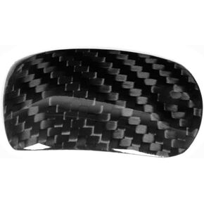 KIMISS Carbon Fiber Car Gear Shift Knob Cover Trim Decoration Fit for Mustang 2014-2018