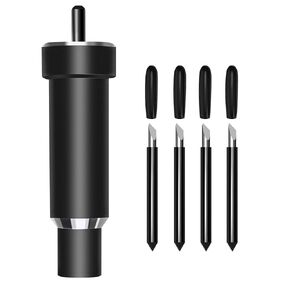 Deep Cut Blade and Housing, Precision Replacement Deep Point Blades for Cricut Maker 3/Maker/Explore 3/Air 2/Air/One, 1.4mm Deep Cut Blades(4pcs), Suitable for Cutting Thick Materials