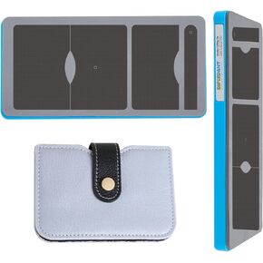 SUPERDANT Leather Cutting Dies Wallet Cover Case DIY Craft Die Faux Leather Holder Storage Bag Machine for Women Men Gifts