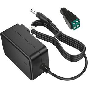5Volt 3A Power Supply 15W Adapter 100V-240V AC to DC Power Supply Adapter Transformer 5.5mm X 2.5mm/2.1mm DC Tip for LED Strip Light CCTV Camera Security System