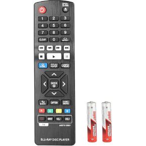 AKB75135301 Remote Control Compatible with LG Blu-Ray Disc Player UP970 UBKM9 UBK90 BP330 BP440 BP430 BP530 BP540 BP550 BP630 BPM33 BPM331 BPM53 BPM54 BPM55 Replacement Controller with Batteries