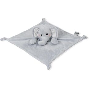KINREX Elephant Security Blanket for Babies - Soft Plush Soothing Towel, Unisex Baby Comforter Toy, Ideal Sleep Companion, Newborn Teddy Bear Lovey, for Boys & Girls, Measures 12 Inches