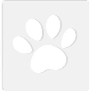 Dog Paw Router Templates Charcuterie Board Clear Cutting Router Acrylic Charcuterie Board Handle Large Tracing Stencils Guide Tools for Home Kitchen Woodworking
