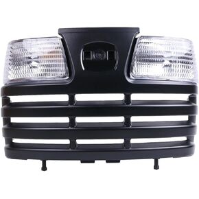 Grille & Headlight Kit AM129766 AM135617 Compatible With John Deere X465 X475 X485 X495 X575 X585 X595 X700 X720 X724 X728 X729 X740 X744 X748 X749