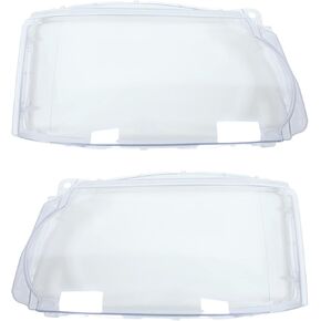 NewYall Left and Right Clear Headlight Lens Shell Cover