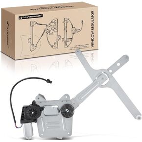 A-Premium Power Window Regulator with Motor Compatible with Chevrolet S10 1994-2004 Blazer 1995-2005 GMC Sonoma 1994-2004 Jimmy 1995-2001 Oldsmobile Bravada 1996-2001 Front Driver Side