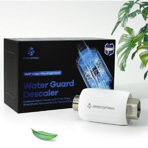Salt Free Water Descaler, Water Heater Softener, Prevent Scale Buildup On Water Heaters, Faucet, Smart Toilet & Washer, Scale Inhibitor Inline Water Descaler System, 1/2" Connector