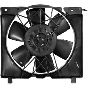 DNA MOTORING OEM-RF-0038 Radiator Cooling Fan Cooling Efficiency Improved Direct Replacement [Compatible with 86-94 Jeep Cherokee / 86-92 Comanche / 87-90 Wagoneer ] Black