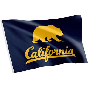 Desert Cactus University of California Berkeley Flag Golden Bears Cal UC Flag Banners 100% Polyester Indoor Outdoor 3x5 feet Flags (Style 4)