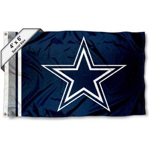 Cowboys 4 ft x 6 ft Foot Flag