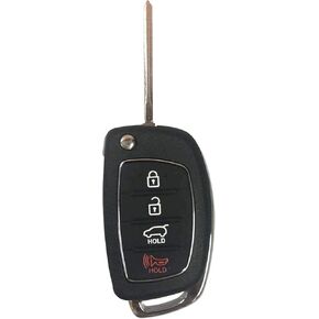 Car Key Fob for 2016 2017 2018 2019 Hyundai Tucson Flip Remote FCCID: TQ8-RKE-4F25;by AUTO KEY MAX (Pair)