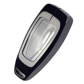 Carbon Fiber Pattern zinc Alloy Smart Key Case Cover Compatible with Ford C-MAX Escape Fiesta Focus RS Fusion Keyless Car Remote Accessory