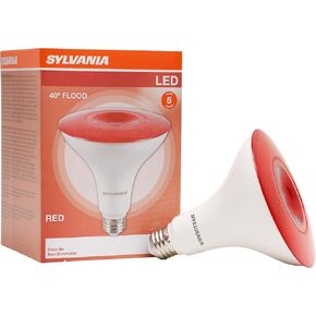 Sylvania LED Flood PAR38 Yellow Bug Light Bulb, Efficient 9W, Non-Dimmable, 5 Year, E26 Medium Base - 1 Pack (40822)